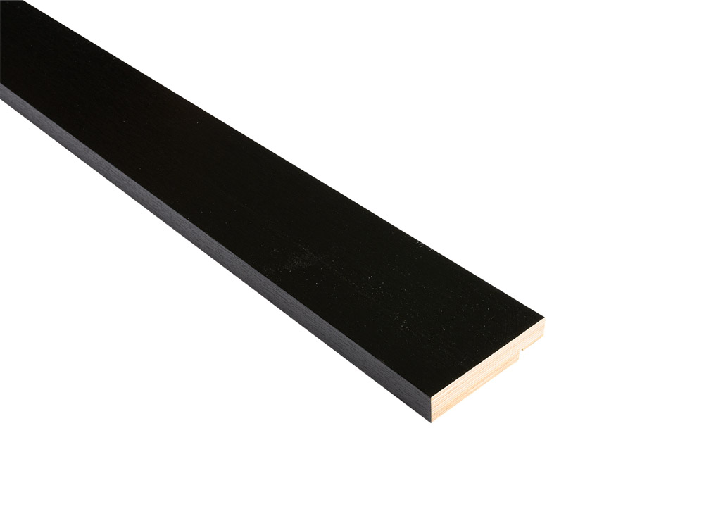 SZ650 – Stelkozijn zwarte folie 18 x 85 mm met sponning