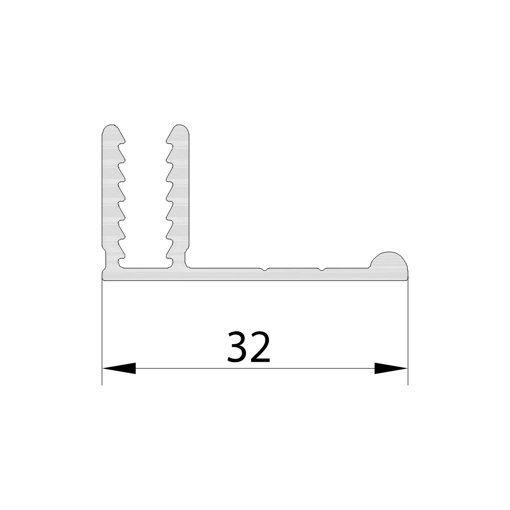 CD108 – Alu. basis eindprofiel