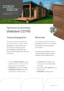 Productblad CD190