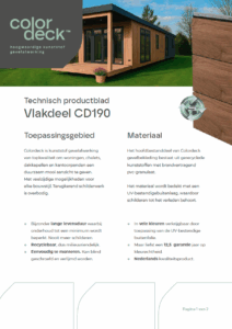 Productblad CD190
